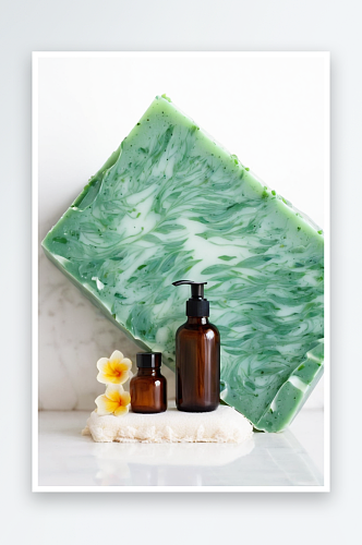 天然手工肥皂有机洗发水玻璃瓶现代静物护理
