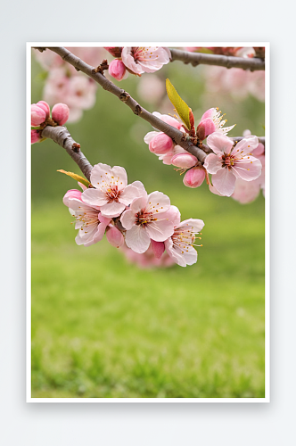 桃花盛开春天盛开花朵图片