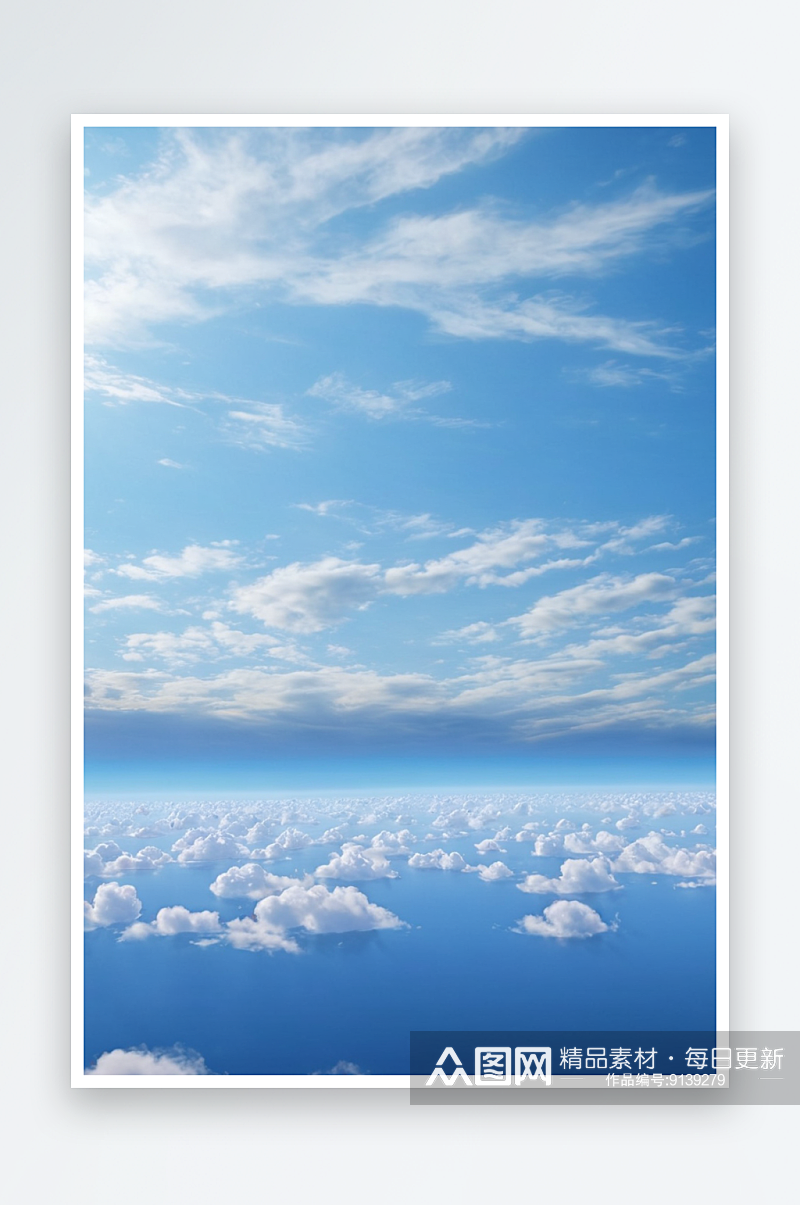 数码地平线上天空景观海报背景图片素材