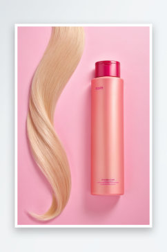 染发用洗发水金发洗发水模型瓶粉红色化妆品