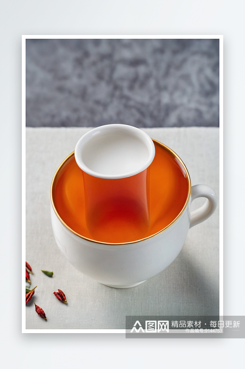 传统文化陶瓷茶艺茶具茶杯茶碗照片素材