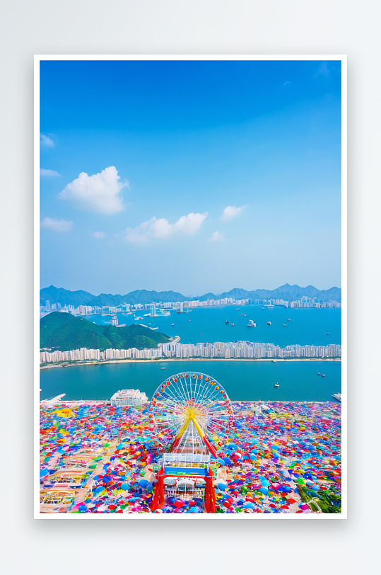 深圳前海自贸区欢乐港湾湾区之光摩天轮图片