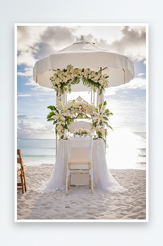 美国夏威夷大岛凯卢阿科纳椅子设置户外婚礼