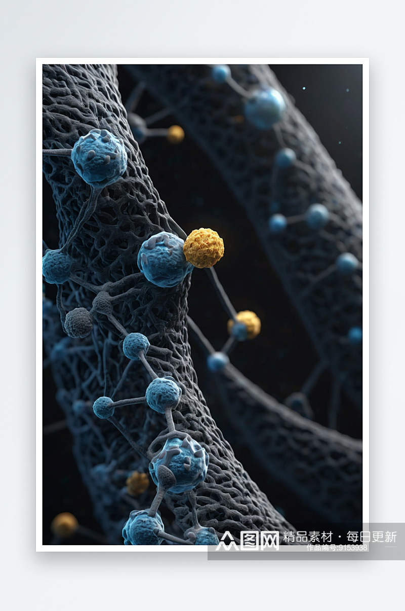 生物技术分子结构图片素材