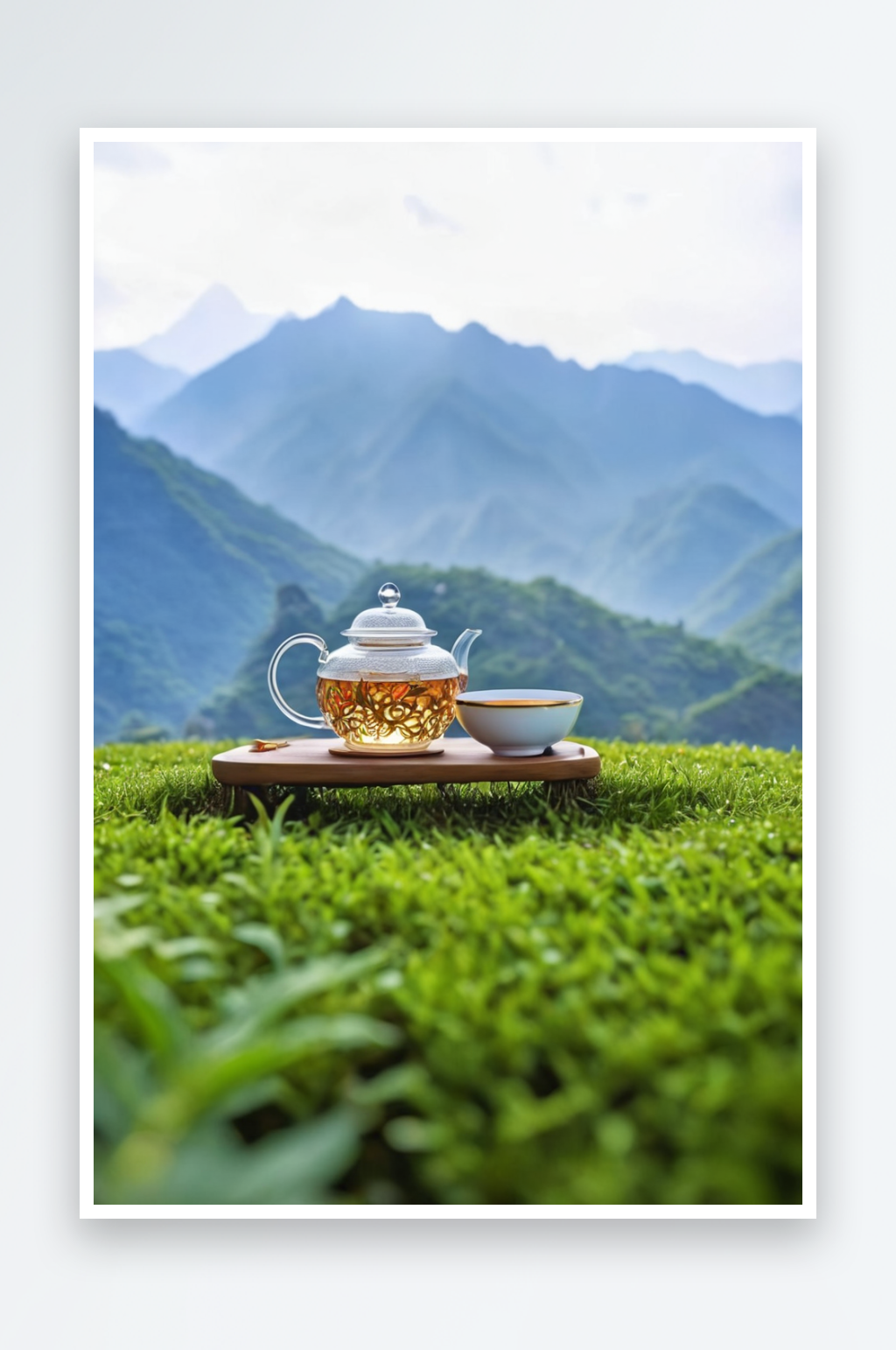 一杯清茶茶道文化图片素材