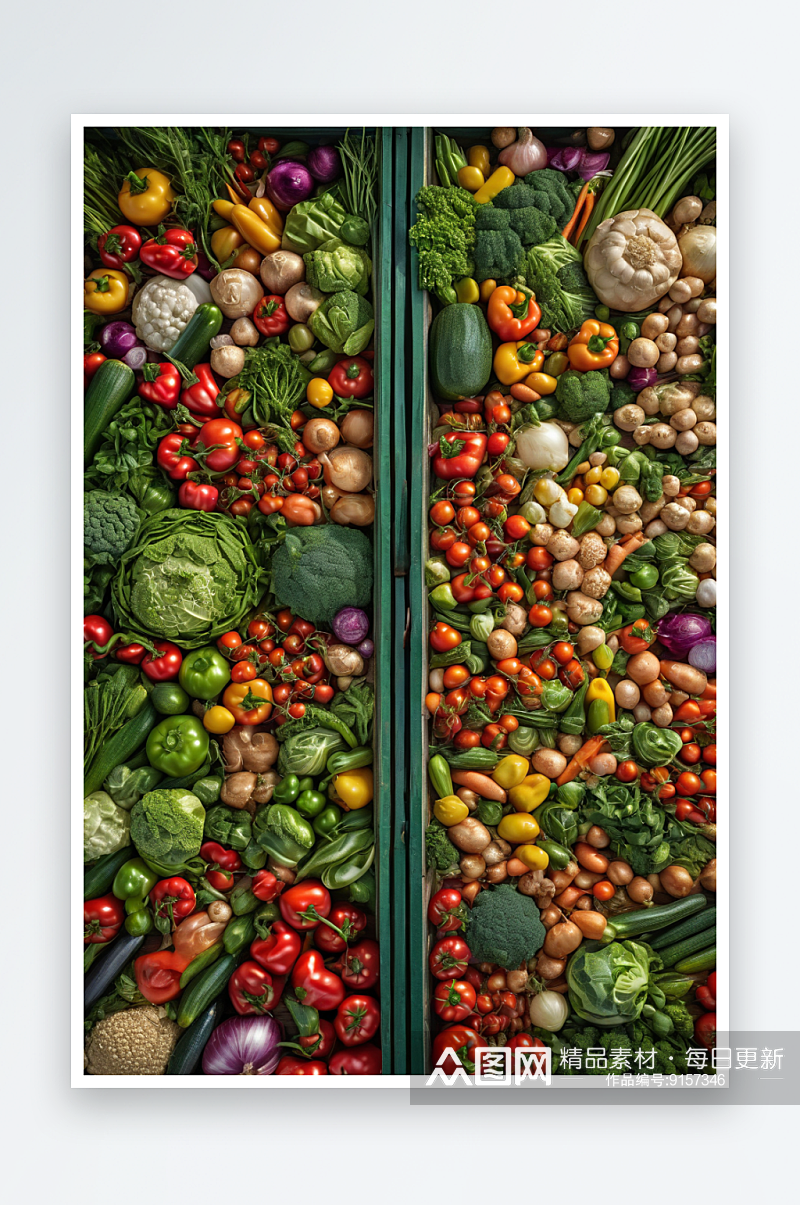 新鲜蔬菜背景图片素材