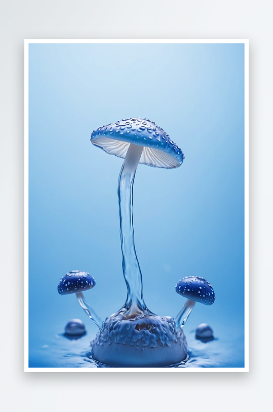 蘑菇水柱图形照片
