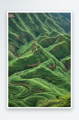 山间风景远景图片