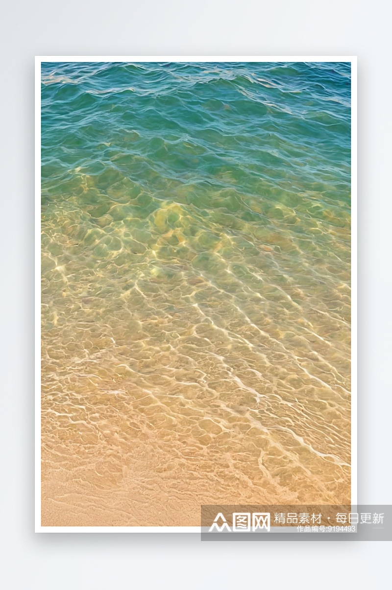 水面上抽象一系列波浪图片素材