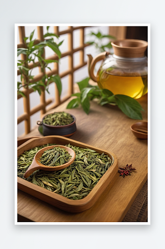 龙井茶清新传统茶文化图片