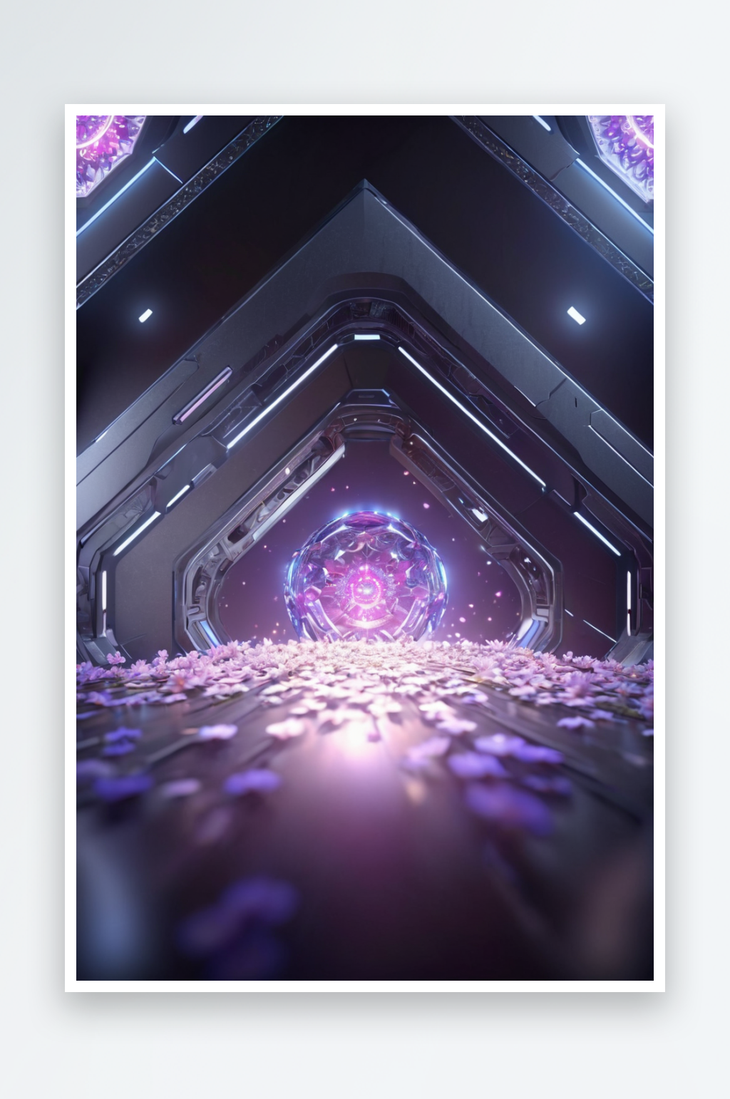 3D渲染科幻背景图片素材