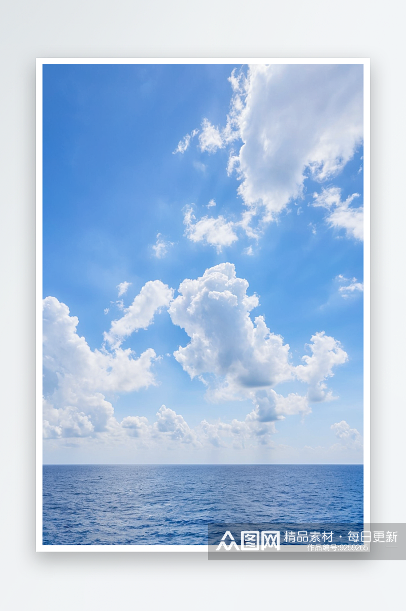 海云蓝天全帧拍摄抽象背景图片素材