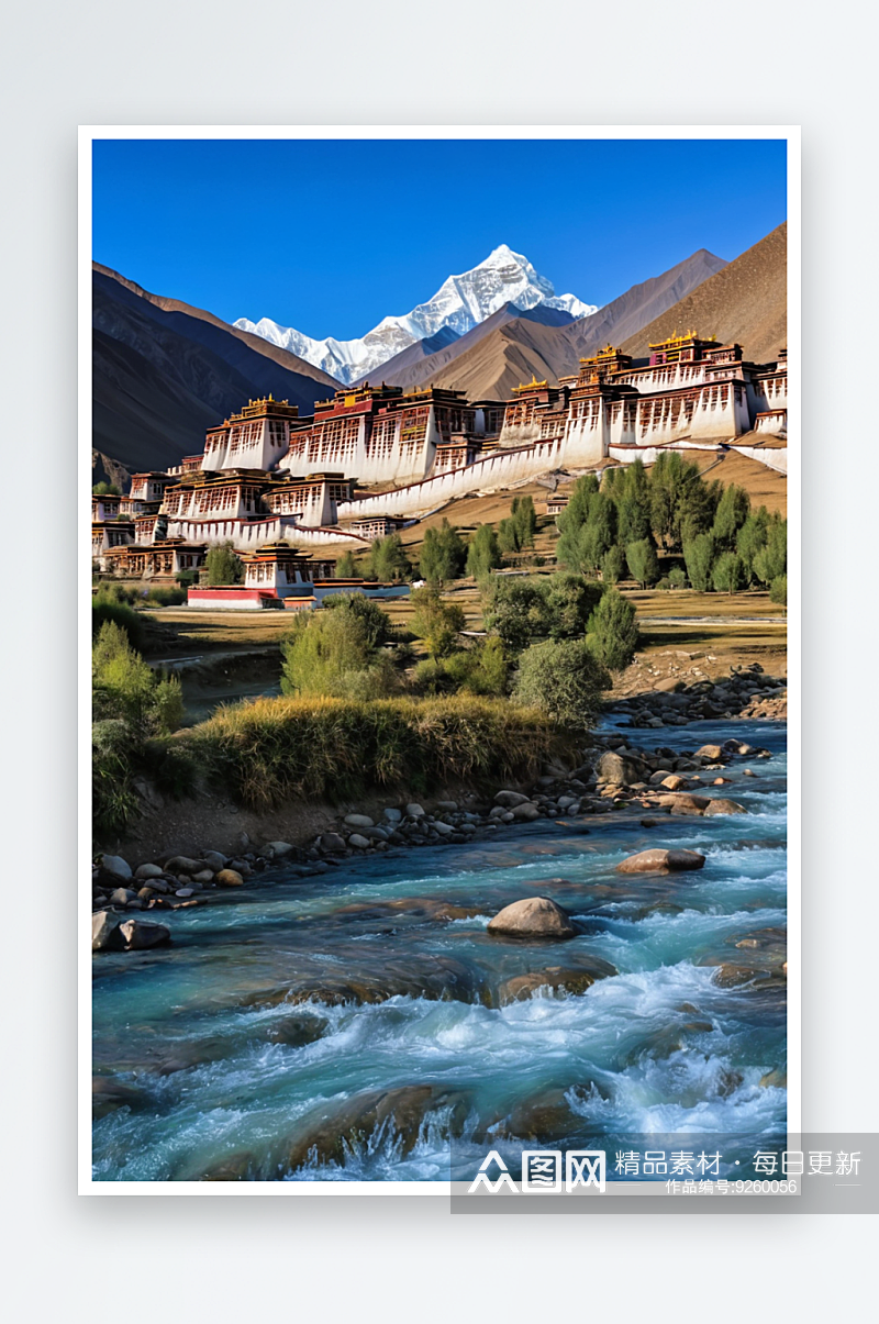 壤塘藏族自制民族自然风光图片素材