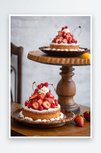 120草莓蛋糕图片