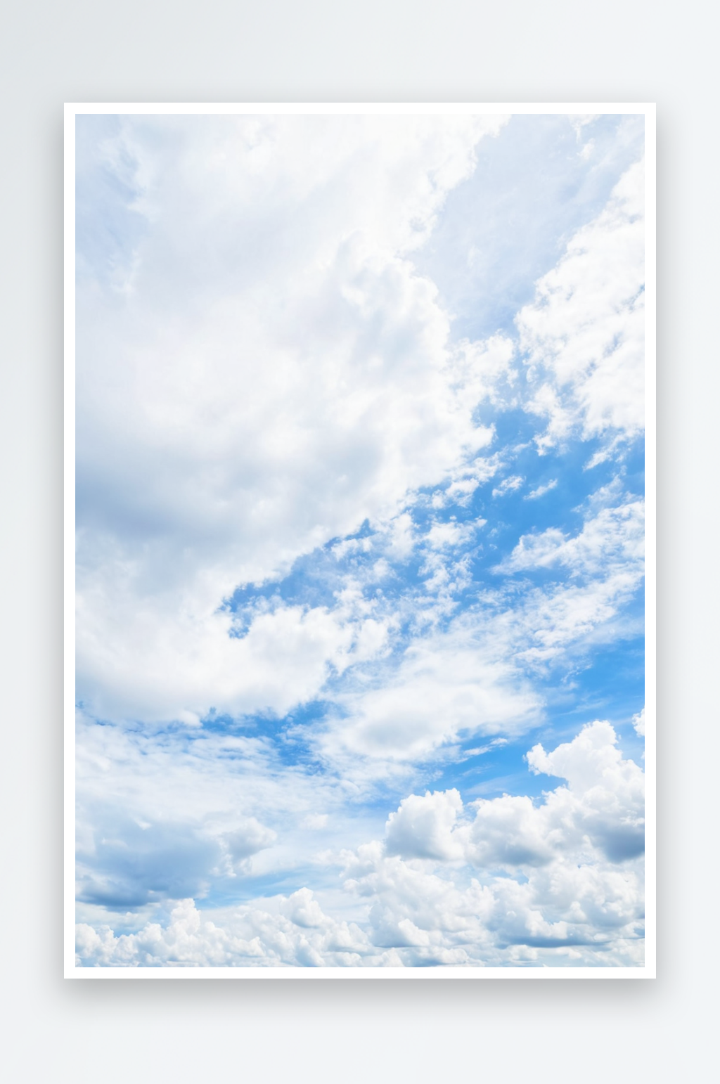 白色多云天空近景特写素材