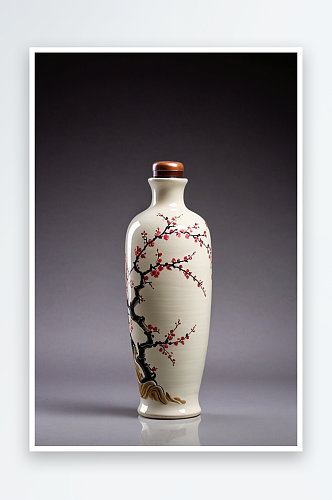 陶瓷器经典款型梅瓶特写图片