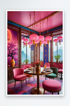 现代新中式风格茶室