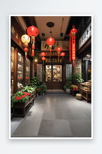上海店铺装饰图片