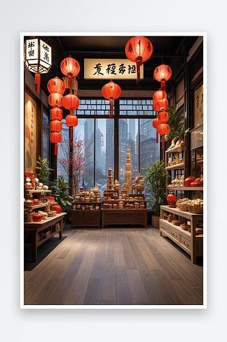 上海店铺装饰图片