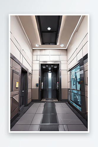 商场内部电梯图片