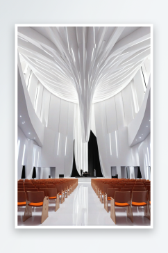 现代建筑礼堂教堂典礼素材图片