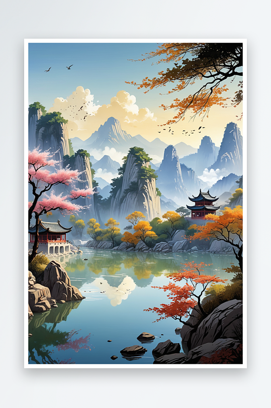 周日历漫风景图片