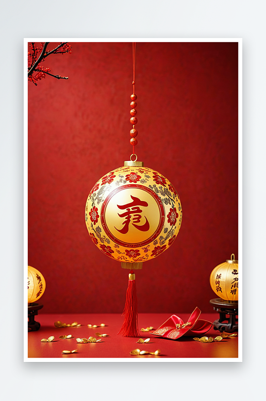 喜庆中风元旦节新年