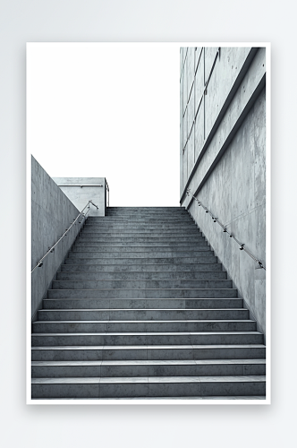 极简风格低饱和度楼梯阶梯阶级建筑设计背景