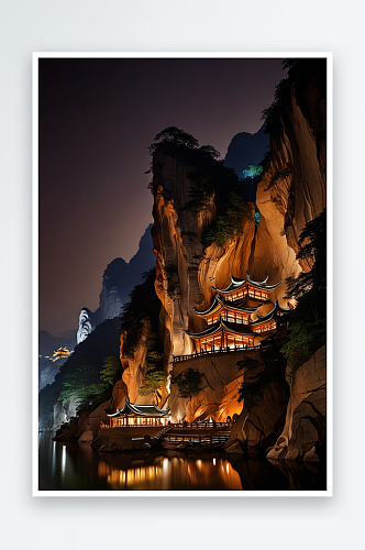 重庆洪崖洞夜景图片