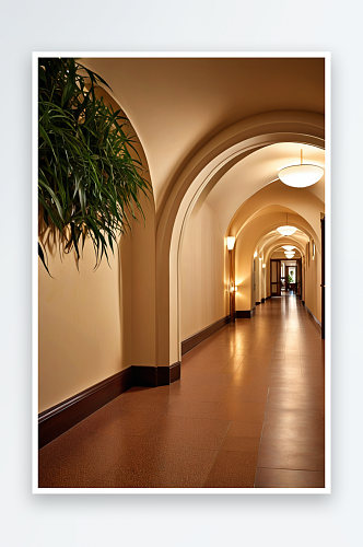 星级酒店走廊图片