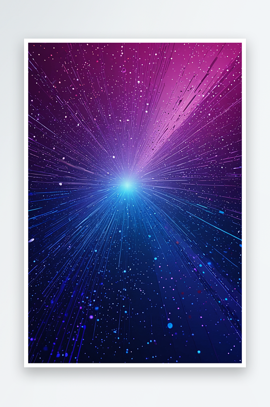 码紫蓝色点线星空抽象图形海报背景图片