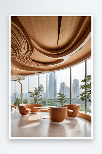 上海长三角绿洲智谷办公大楼室内空间