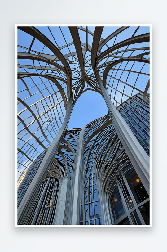 凤凰中式心的建筑钢架结构的建筑充满现代感