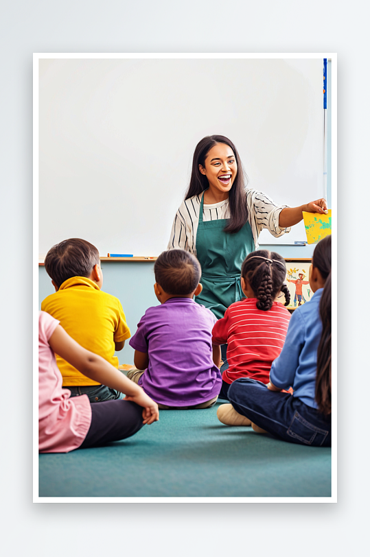 幼儿教师多种族儿童教学组