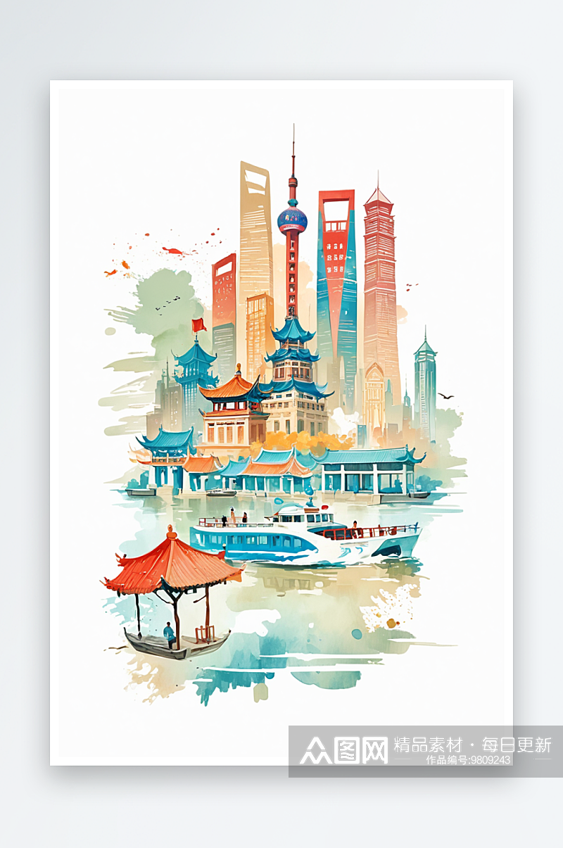 上海风光肌理图片素材