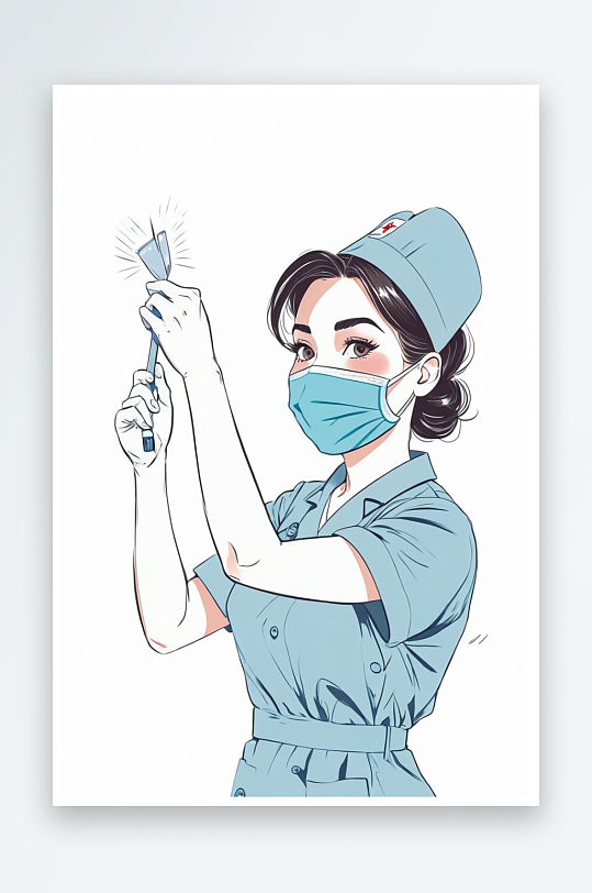 可爱的护士小姐姐