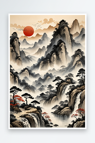 中式古风风景图片