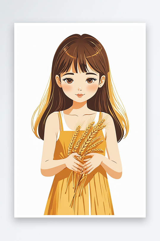 数字艺术庆祝麦子丰收