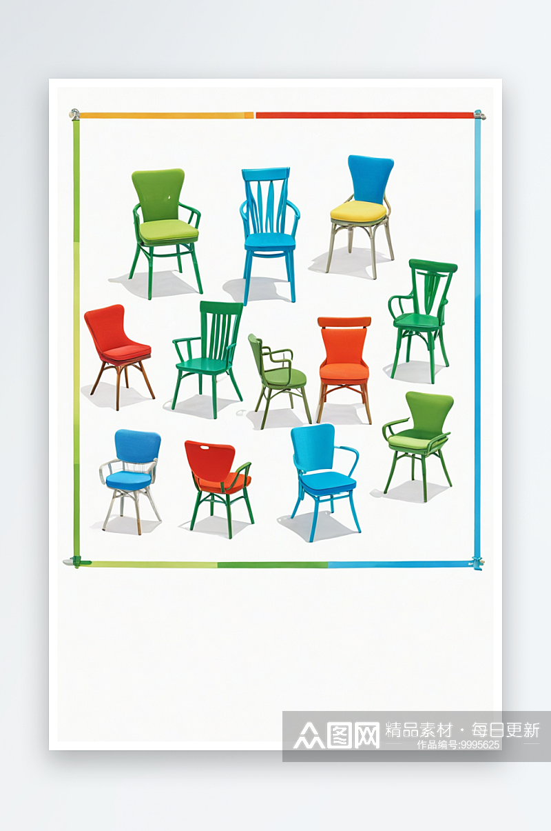 椅子插画元素图片素材