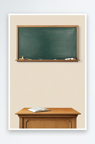 校园教室黑板讲台黑板粉笔讲桌毕业清新背景