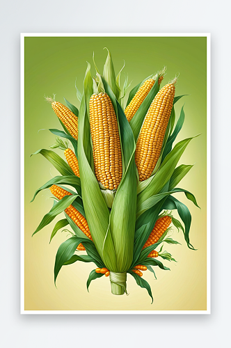 健康食品玉米的图片