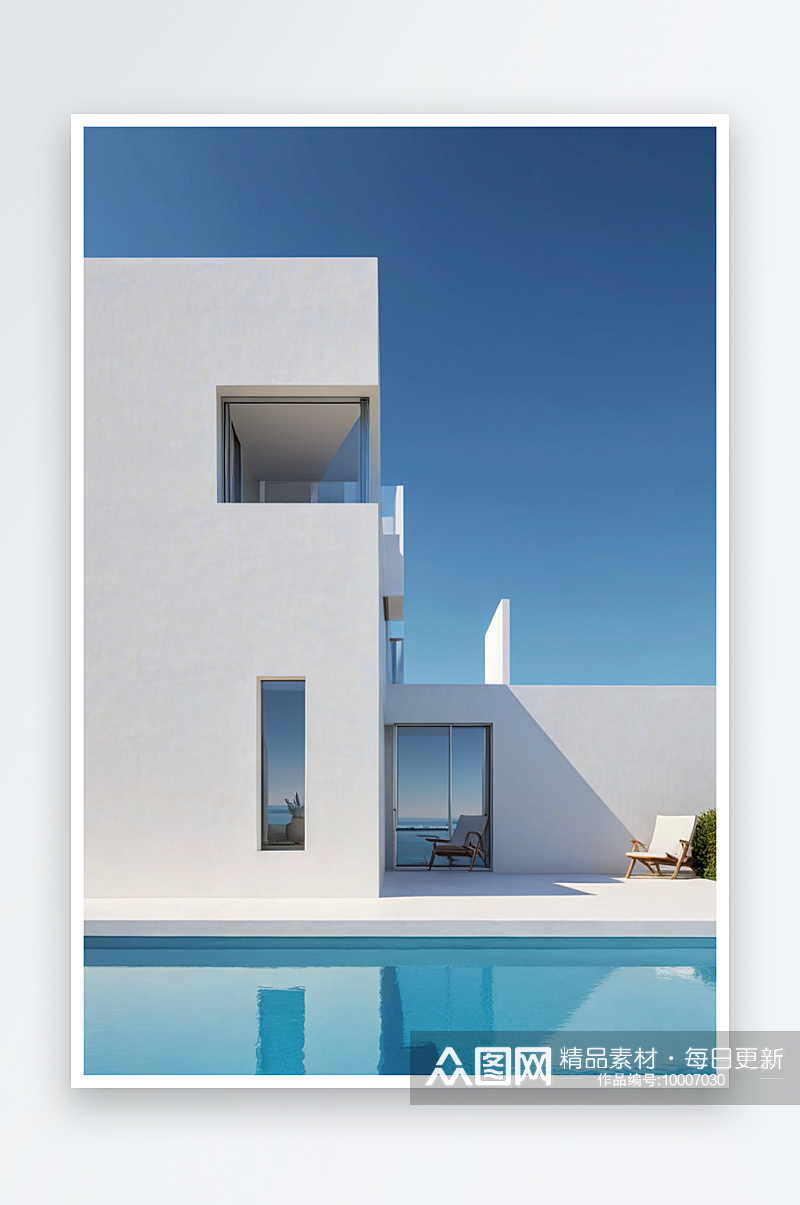 数字艺术极简现代建筑杂志封面素材