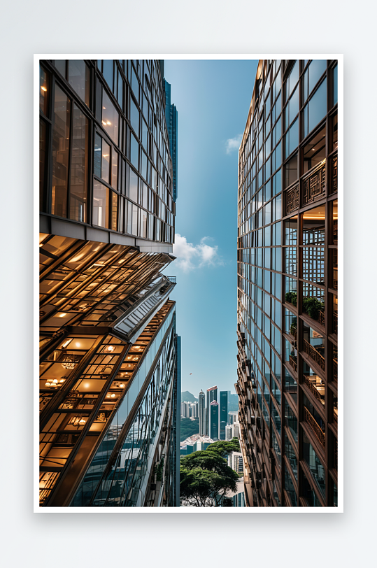 中香港特别行政区中港城建筑风光