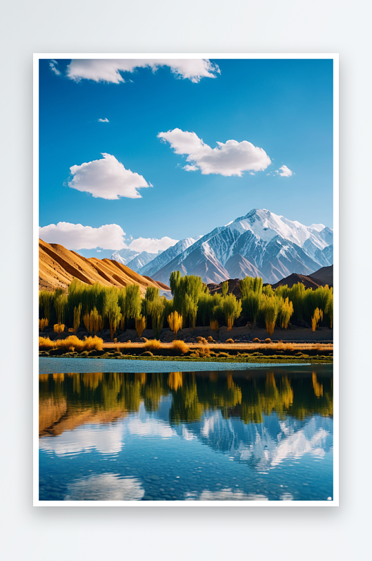新疆喀纳斯湖秋天景色