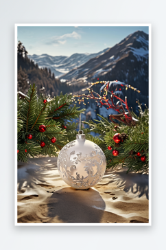 圣诞节边界冬青季节框架明信片图片
