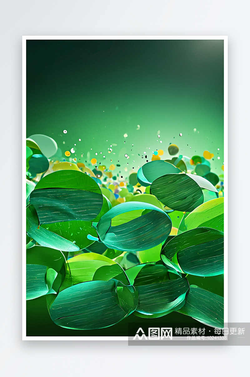 绿色生命科技环保主题创意抽象背景图片素材