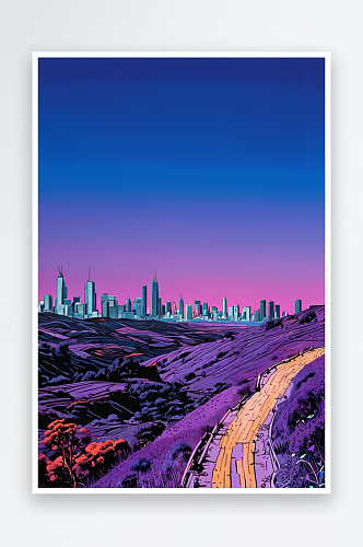 紫峰大厦城天际线夜景图片