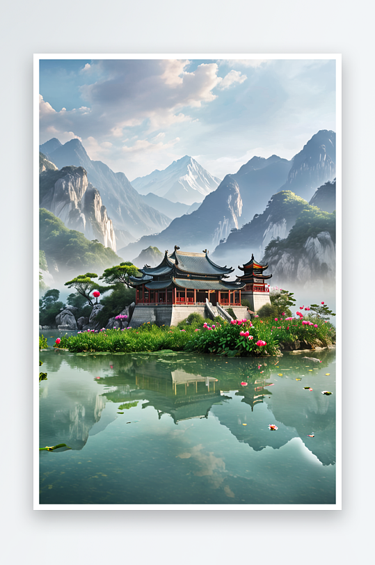 中医药广告背景图旅游广告背景图牡丹花壁纸