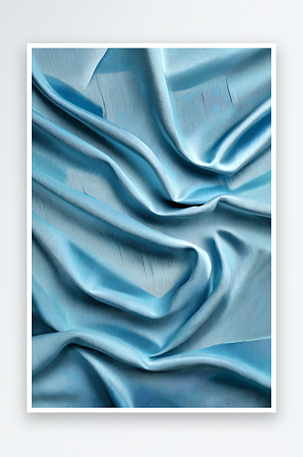 浅灰蓝色面料布料为聚酯质地和纺织背景照片