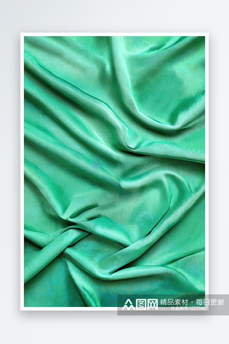 绿色布布涤纶纹理和纺织品背景照片素材